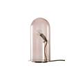 EBB & FLOW Speak Up! 18cm Table Lamp Brass Base with Mouthblown Glass in Obsidian