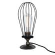 Mullan Lighting Vox Vintage Cage Table Lamp in Antique Silver