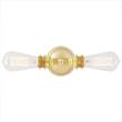 Mullan Lighting Lome Vintage Double Wall Light in Polished Brass