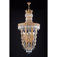 Royal Heritage Ceiling Lantern Pendant Crystal Lead