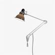 Anglepoise Type 1228 Adjustable Wall Mounted Lamp with Spring in Daffodil Yellow in Granite Grey