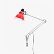Anglepoise Type 1228 Adjustable Wall Mounted Lamp with Spring in Daffodil Yellow in Carmine Red