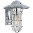 Visual Comfort Marine Indoor/Outdoor Wall Light with Seeded Glass in Chrome