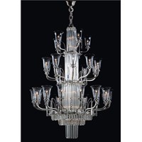 Gallery 48-Light Crystal Glass Chandelier Glass Shade