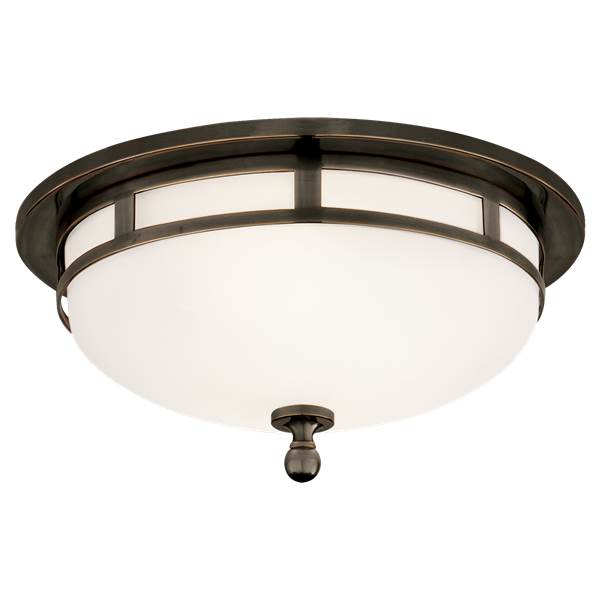 Visual Comfort Openwork Frosted Glass Flush Mount