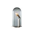 EBB & FLOW Speak Up! 23cm Table Lamp Brass Base with Mouthblown Glass in Smokey grey