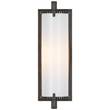 Visual Comfort Calliope Small Wall Light with White Glass in Bronze