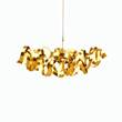 Jacco Maris Montone 6-Light Oval Pendant in High Gloss Polished/Brass
