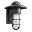 Visual Comfort Marine Indoor/Outdoor Wall Light with Seeded Glass in Antique Burnished Brass
