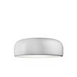 Flos Smithfield C LED Ceiling Mounted Light Aluminium in White/Push Dim