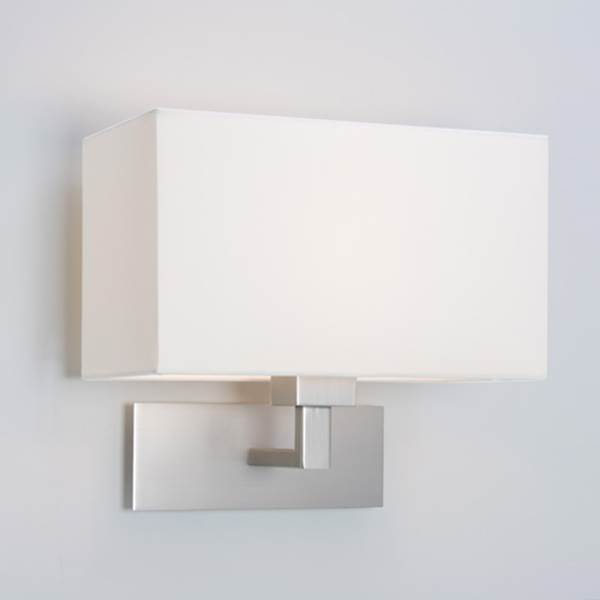 Astro Park Lane Modern Wall Light with White Shade