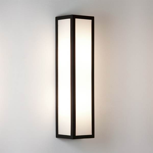 Astro Salerno Exterior Wall Light with Opal Glass