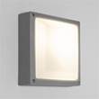 Astro Arta 210 Square Wall Light in Painted silver
