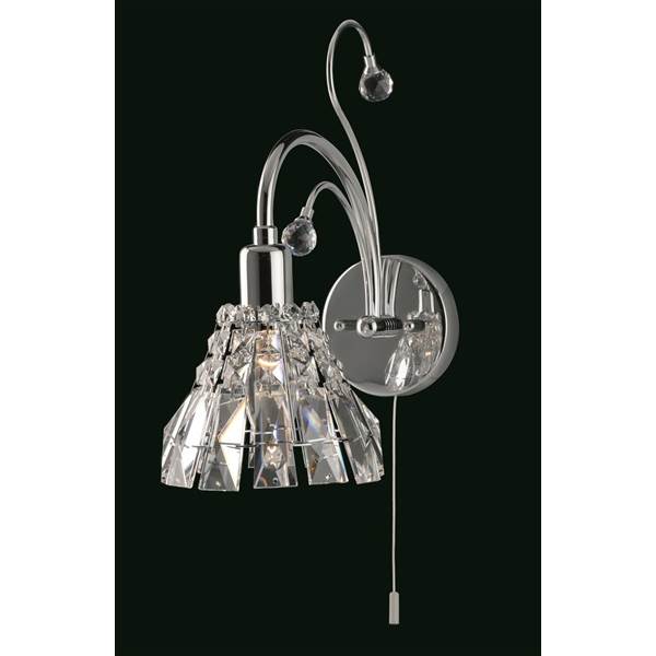 Impex STRASBOURG Wall Light Lead Crys. Wall Ch